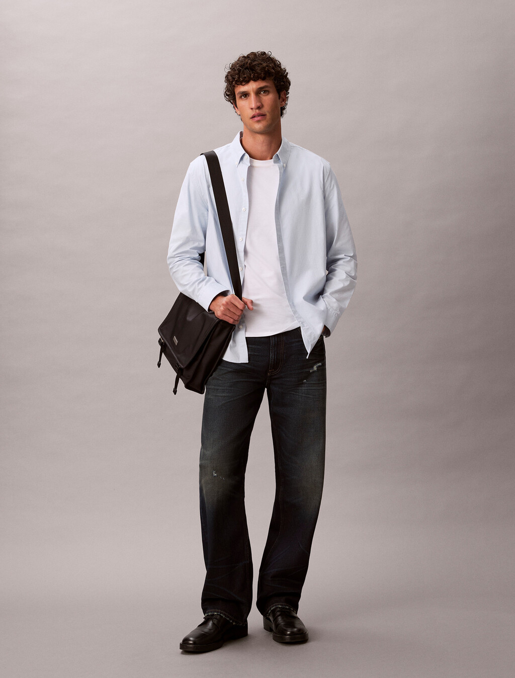 Solid Classic Oxford Button-Down Shirt, Plein Air, hi-res