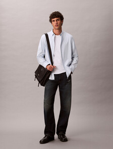 Solid Classic Oxford Button-Down Shirt, Plein Air, hi-res