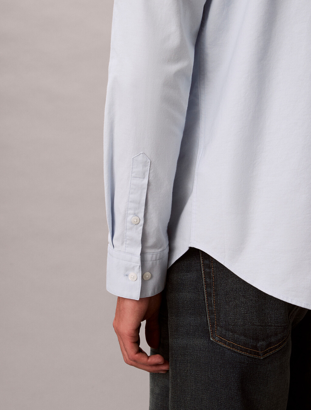 Solid Classic Oxford Button-Down Shirt, Plein Air, hi-res