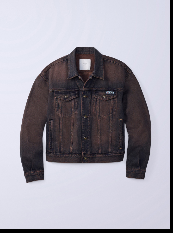 Jung Kook for Calvin Klein 90s Denim Trucker Jacket 