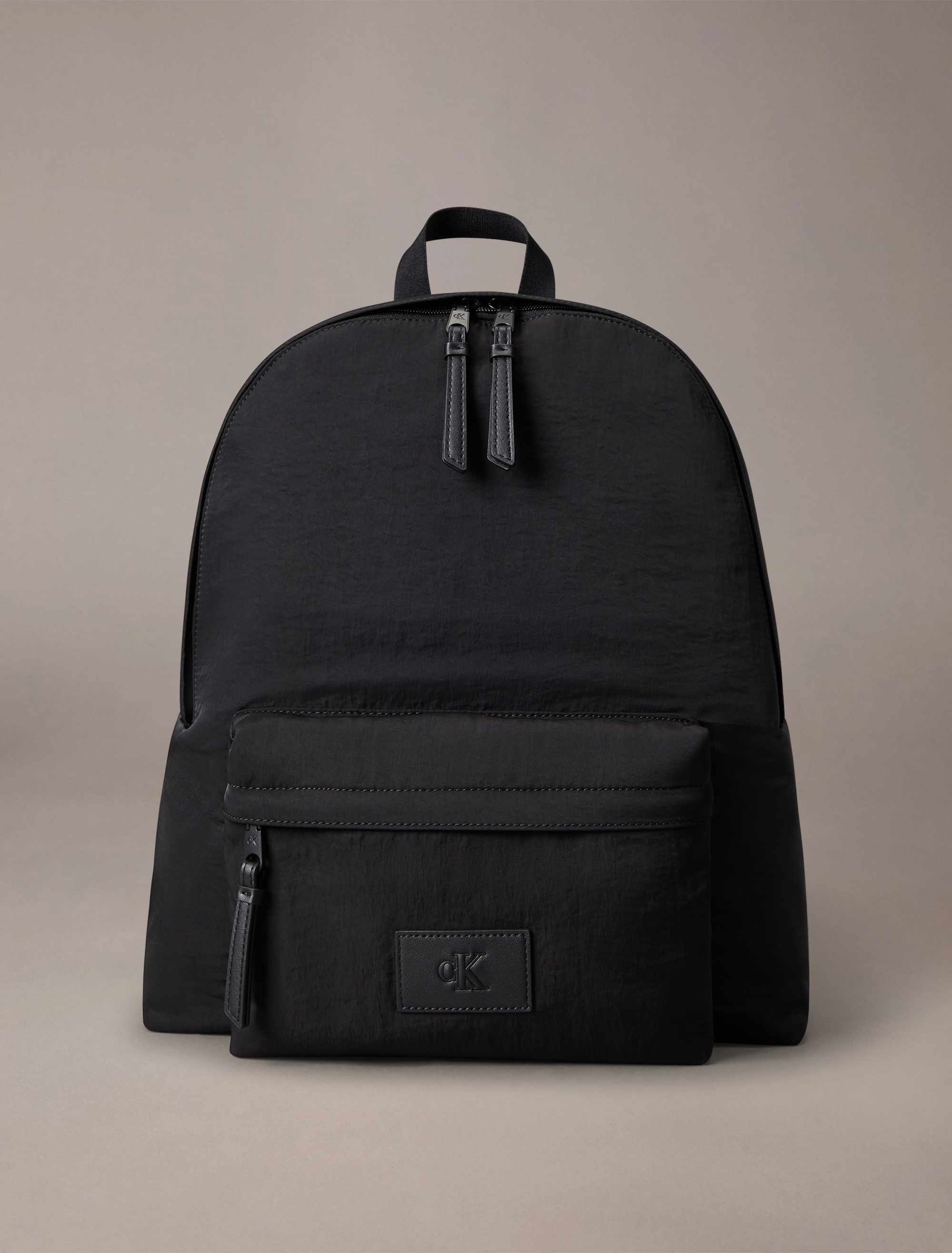 Metro Nylon Backpack, Black, hi-res